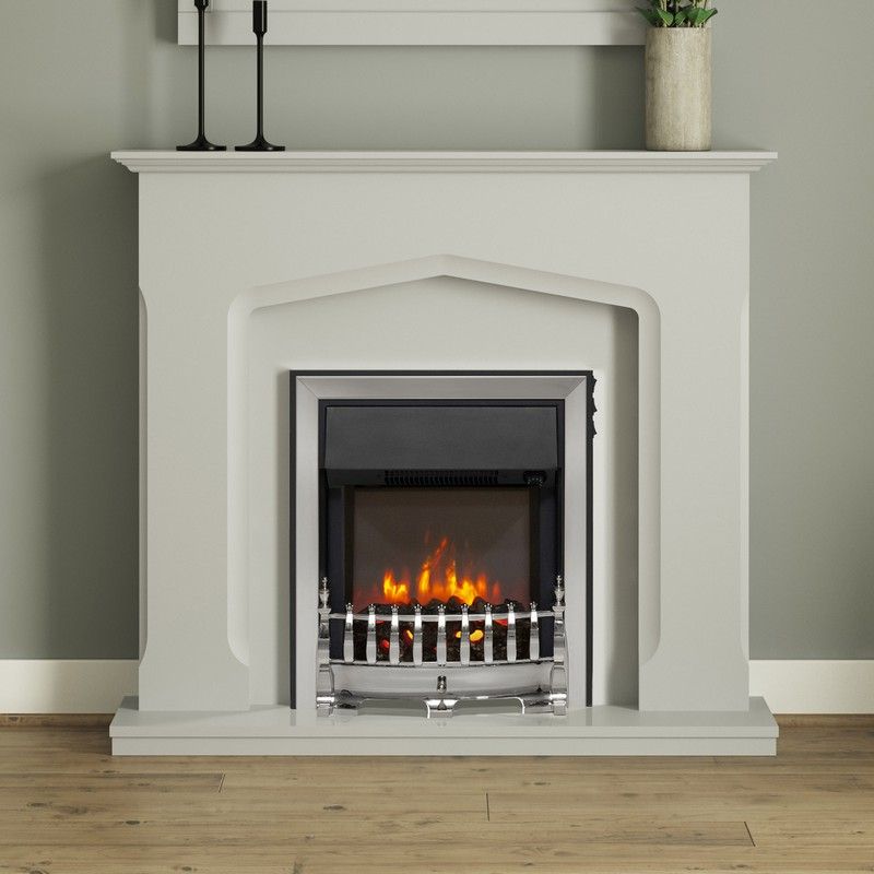 Be Modern 45 Bramwell Eco electric fireplace in Marfil