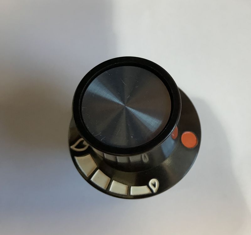 Cooker Spare Control Knob NEW WORLD CO1440 Hotplate Brown
