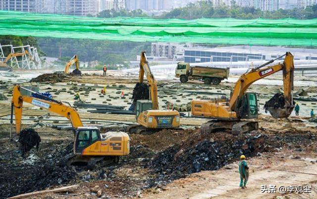 这波硬核科技让废料变成城市发展王牌瓦力棋牌深圳重挖110米垃圾山！靠(图8)